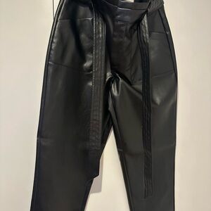 Women’s Black vegan pleather Pants. Perfect condition. Worn only once🖤